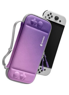Tomtoc Tomtoc Slim Case for Carrying Accessories Protective Sleeve with 10 Game Cartridges Iris Purple  - Image 1