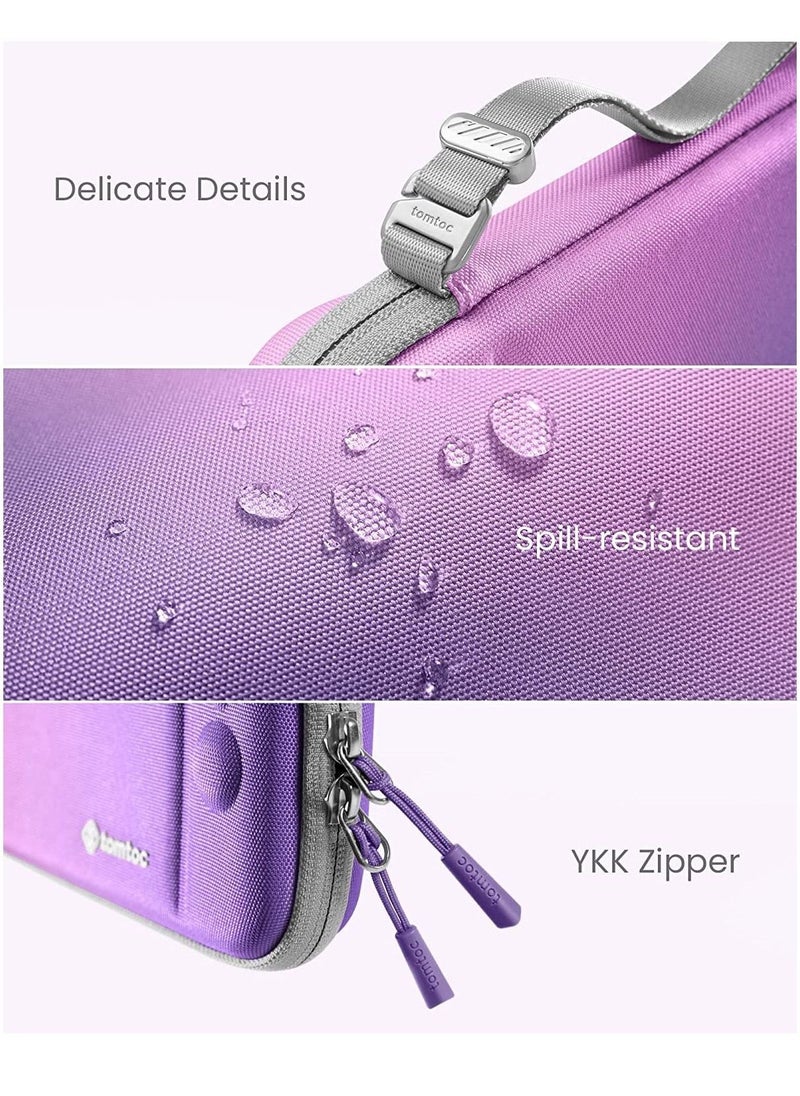Tomtoc Tomtoc Slim Case for Carrying Accessories Protective Sleeve with 10 Game Cartridges Iris Purple  - Image 5
