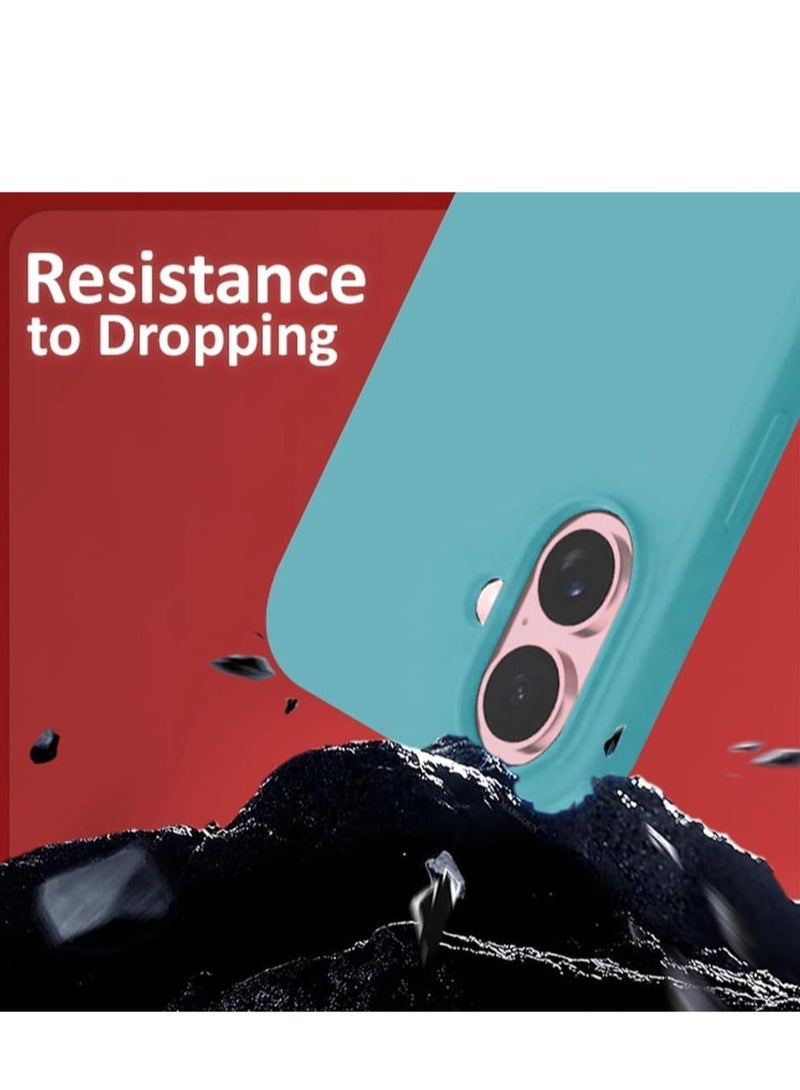 JAJEEK "New Liquid Silicone Case for iPhone 16 – Ultra Slim Design, Soft Anti-Scratch Microfiber Lining & Drop Protection" - Image 4