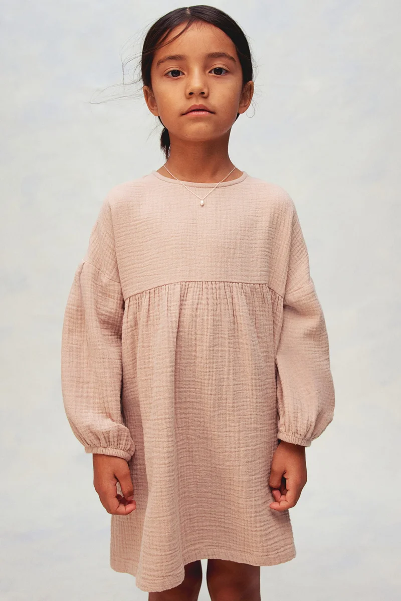 H&M Cotton muslin dress