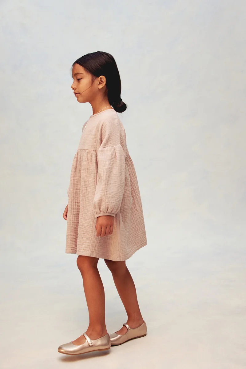 H&M Cotton muslin dress