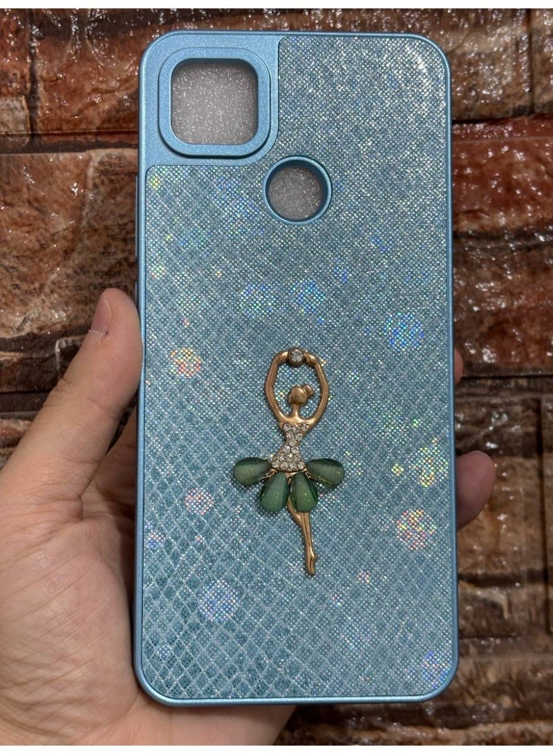 غطاء خلفي مرسوم عليه راقصه باليه متوافق مع الهاتف Xiaomi Redmi 9C