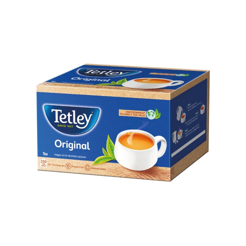 Tetley شاي تيتلي الأسود الأصلي - 250 كيس شاي، 425 جرام، عبوة واحدة - Image 2
