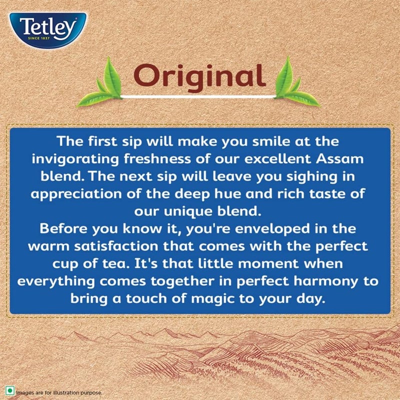 Tetley شاي تيتلي الأسود الأصلي - 250 كيس شاي، 425 جرام، عبوة واحدة - Image 3