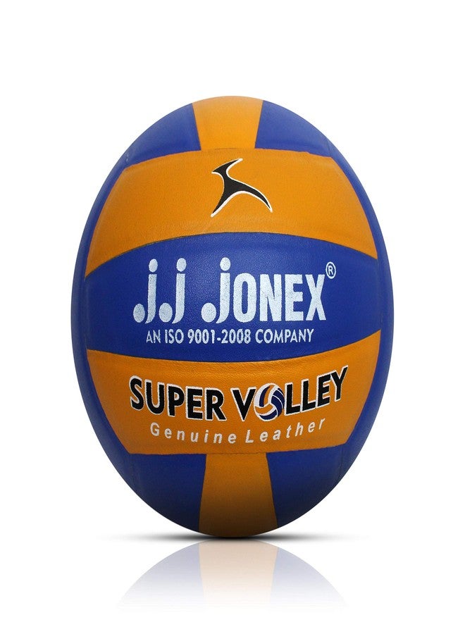 Jonex Jj Super Volley Volleyball Size 4, Blue - Leather - Image 1