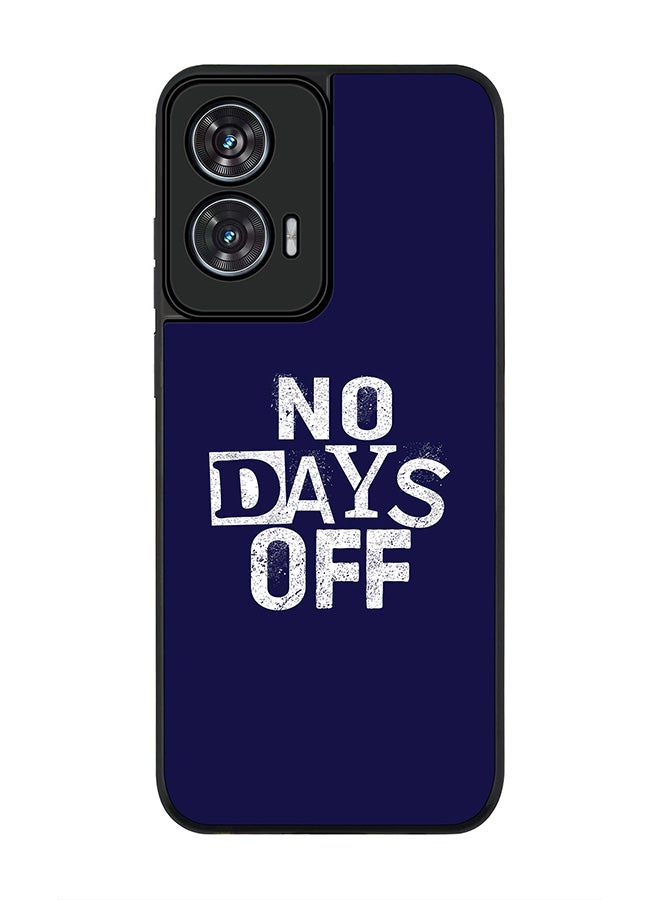 Stylizedd For Motorola Edge 50 Fusion 5G Case,Slim fit Camera Protection, Shockproof Thin Phone cover  - No days off - Image 1