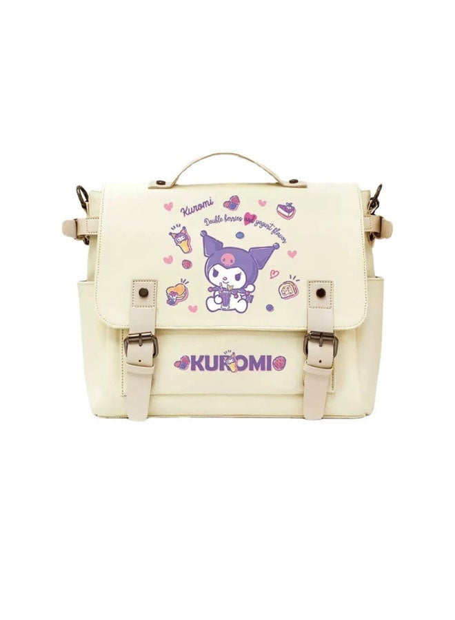 kuromi cute cartoon student large-capacity one-shoulder messenger handbag canvas bag  - Image 1