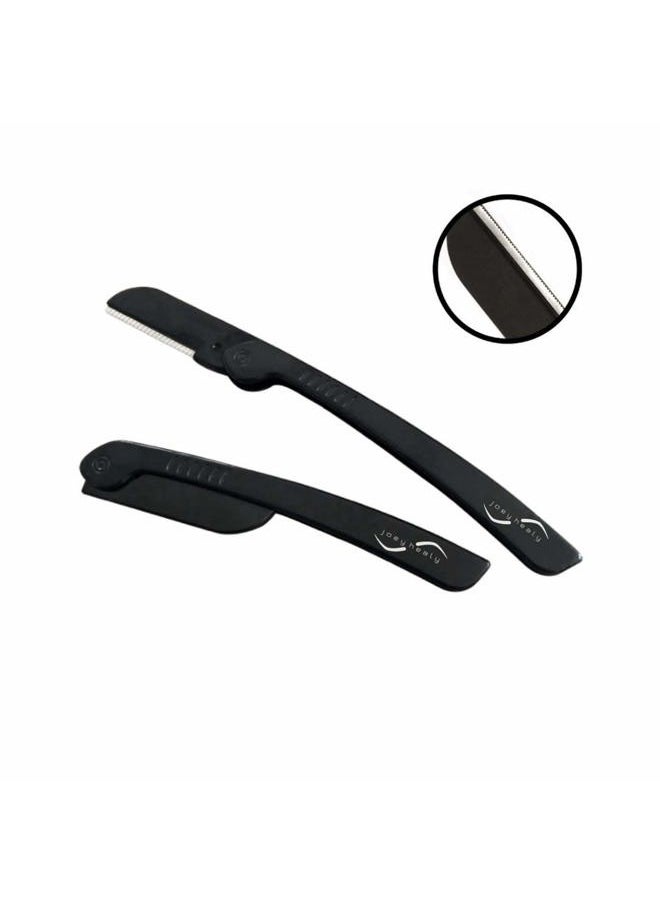 Joey Healy Grooming Dermablade Trio, Precision Eyebrow Shaper, Eyebrow Razors with Safety Closure  - Image 3