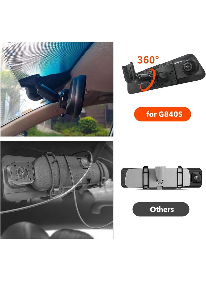 WOLFBOX OEM Bracket for USB C G900 Tripro/G900PRO/G850PRO/G840S/G840H/G850/G900 Mirror Dash cam - Image 5