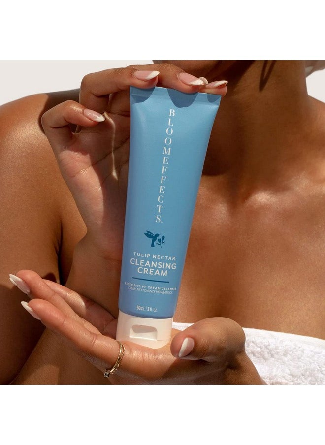 BLOOMEFFECTS Natural Tulip Nectar Cleansing Cream | Crueltyfree Nontoxic Clean Beauty (3.2 Fl Oz | 90 Ml)  - Image 3