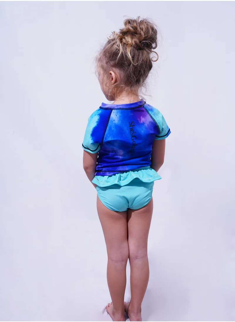 Pepla Day Dreamer Girl's Rashguard Set - Swimsuit