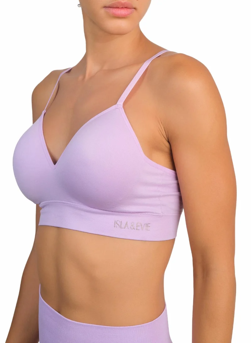 ايسلا اند ايفي Isla & Evie Moulded Plunge Bra - Lilac