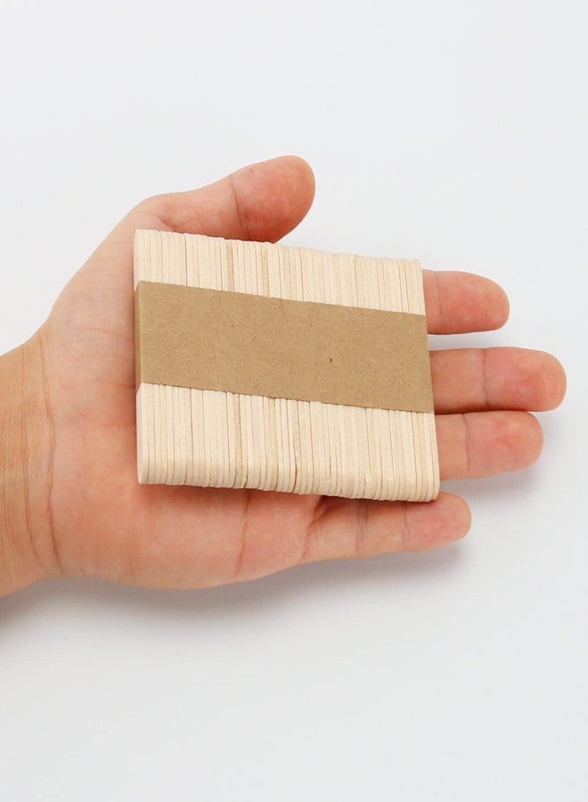 WISYOK 450PCS 2.5 inch Craft Sticks Sticks, Wood Popsicle Sticks, Craft Sticks for Home and School Crafts, Ideal for Arts and Handwork - Image 3