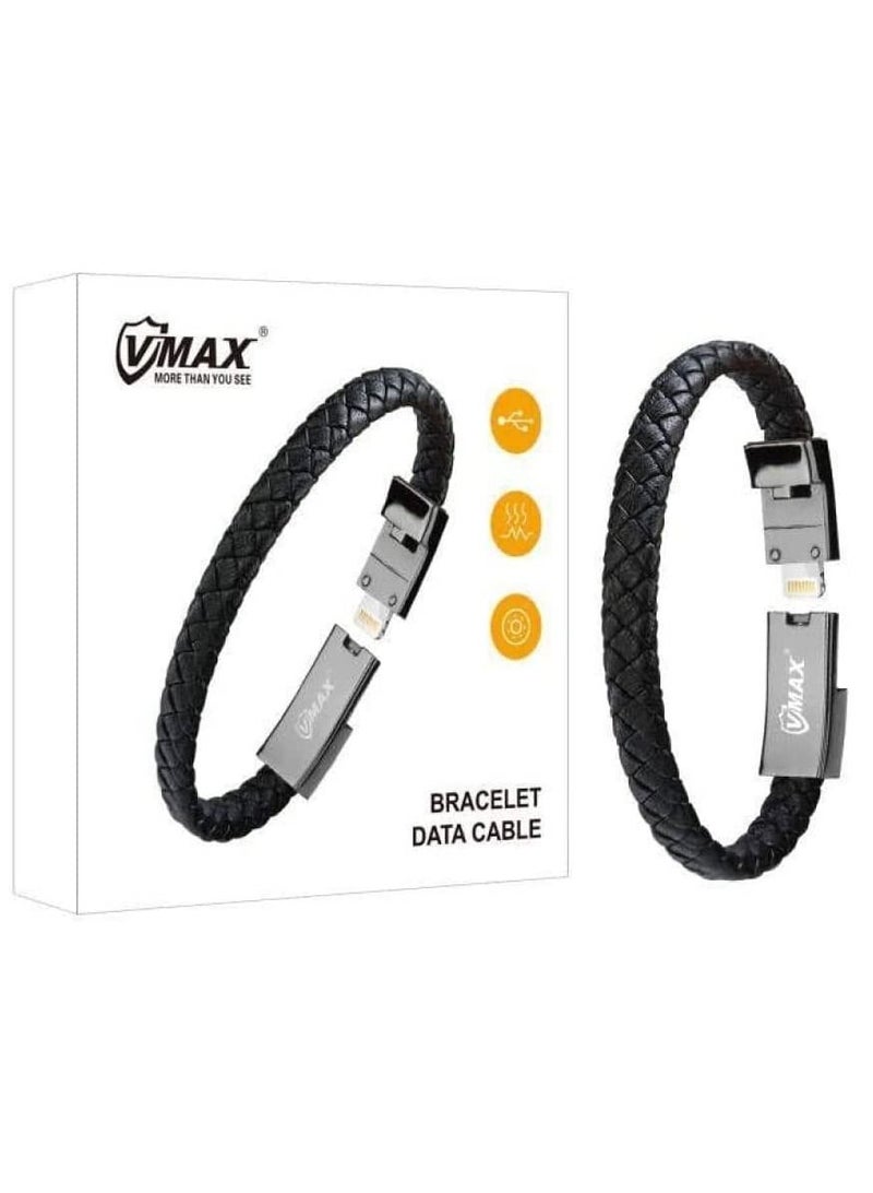 VMAX Extreme Shock Eliminator iPhone 12 Pro Max with clamp and Transparent  back cover Magnetic Phone back grip Lens Protection for the camera Leather Bracelet for mobile charging - Image 4