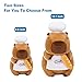 Ditucu Cute Capybara Plush with Cooking Chef Hat 13 inch French Baguette Bread Capibara Stuffed Animal Soft Plushies Toys Gifts for Kids Brown - Image 4