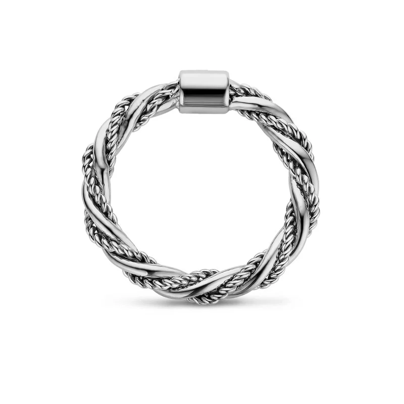 CERRUTI 1881 Twisted Cable Simple Ring