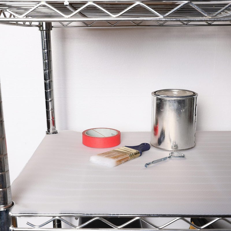 Con-Tact Brand Duraliner Shelf Liner, Non-Adhesive and Multi-Use Drawer Liner, Made of Vinyl, Waterproof Liner, 12" x 25', Diamond Clear - Image 4