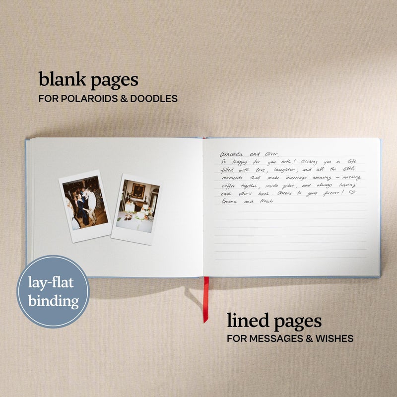 Kunitsa Co. Wedding Guest Book - Blank Sign In Book For Special Occasions - Image 2