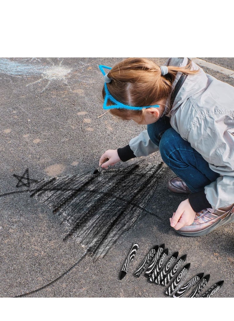 SYOSI - Lumber Crayons Bulk Wax Tire Marker,24 Pcs Drawing Crayons ,Create Bold and Lasting Marks for Marking on Lumber Metal Wood Carton Ceramics Glass Plastic, 3.94 x 0.55 Inch (Black) - Image 1