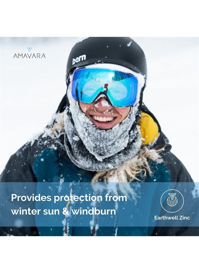 Amavara - Tinted Mineral Sunscreen SPF 50, Physical Zinc Based Sunblock, Vegan Waterproof Sun-Shield, Broad Spectrum Reef Safe Suntan Lotion for Sensitive Skin Face & Body, 1.65 Ounces (1-Pack) - Image 1