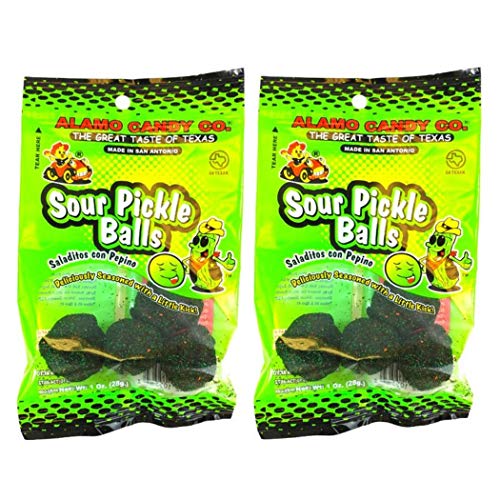 Alamo Candy Sour Pickle Balls, 1 Oz (Pack of 2) - Image 4