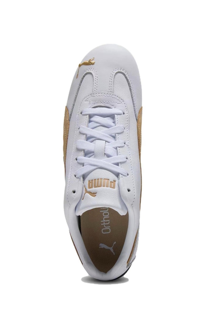 PUMA Speedcat Go OG Sneakers White/Gold For Men/Women/Students - Image 5