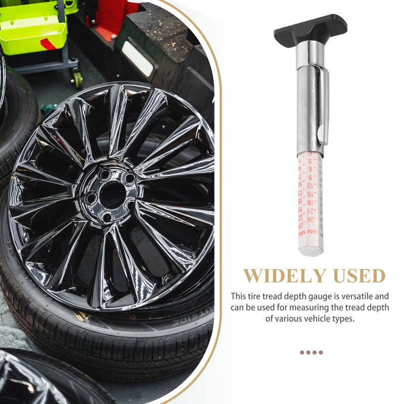 Tire Tread Depth Gauge Tool, Ensures Accurate Measurements, Versatile for Various Vehicles - Image 3