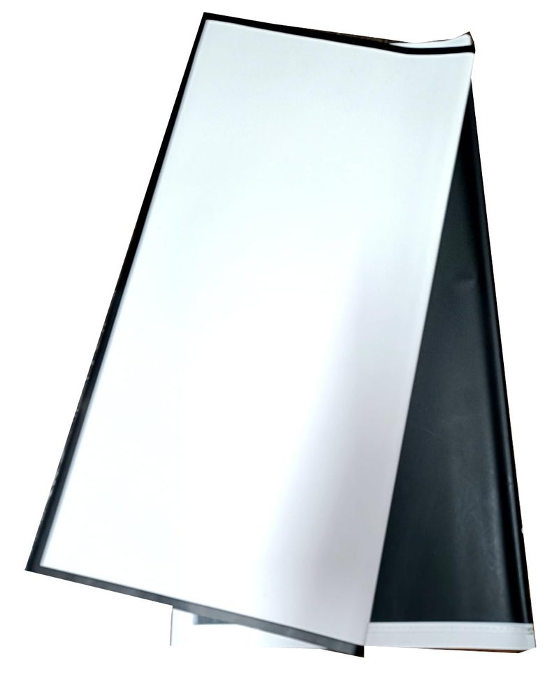 3A Featuretail Assorted Colour Waterproof Flower or Gift Wrapping Premium Paper Sheet | Korean Style Bouquet Wrap Sheets, 23 Inch x 23 Inch, Pack of (20pc Pack, Black & White) - Image 3