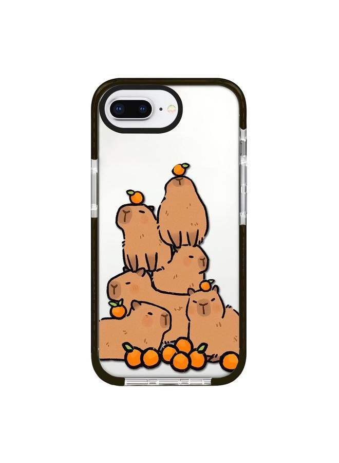 S-TOP Case For iPhone 7 Plus / 8 Plus Simple Illustration Pattern Full Coverage Phone Case - Image 1