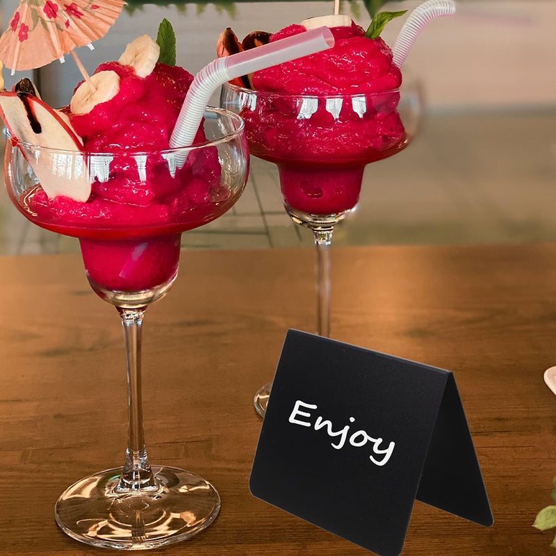 1 Set of Erasable Desktop Sign Decors Memo Sign Boards Store Reusable Message Boards - Image 5