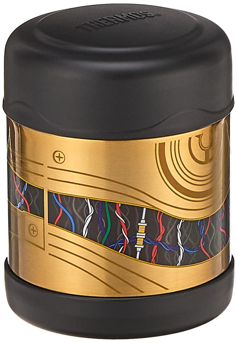 THERMOS ترمس فنتاينر 10 أونصة وعاء طعام للأطفال من الفولاذ المقاوم للصدأ معزول بالفراغ، C-3Po - Image 5