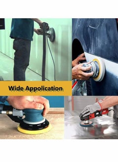 KASTWAVE 60 Pcs Sanding Discs Pads Hook and Loop Mixed Grits 125mm Sandpaper Sheet for Random Orbital Sander 8-Holes  - Image 4
