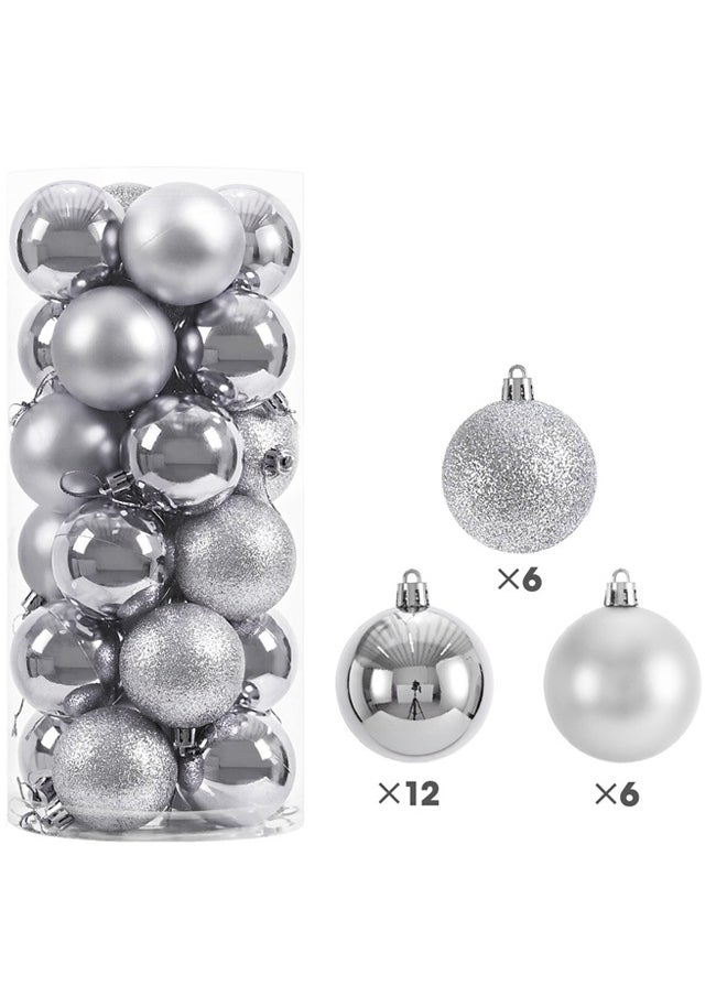 Generic Christmas Balls Ornaments 24 Pcs Shatterproof 3CM Ball Christmas Tree Decorations Set  - Image 3