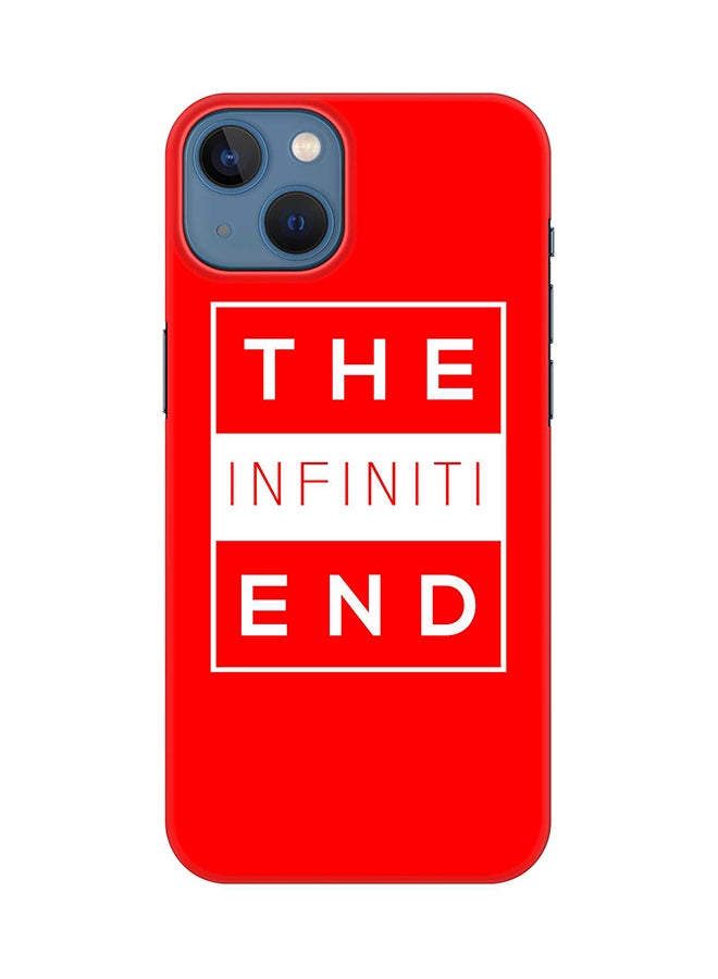 Case for Apple iPhone 14 Slim Snap Classic Series Mobile Cover Hard PC Shield Matte Finish Print - The infinite end