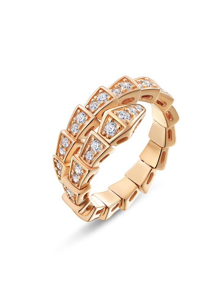 SYNSYB Ring Adjustable  Personality Ring Jewelry Adjustable Open Rings  Animal Finger Jewelry for Women Birthday Gift with Luxury Gift Box  - Image 1