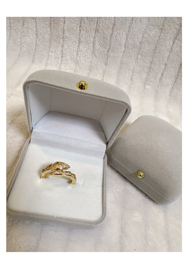SYNSYB Ring Adjustable  Personality Ring Jewelry Adjustable Open Rings  Animal Finger Jewelry for Women Birthday Gift with Luxury Gift Box  - Image 2