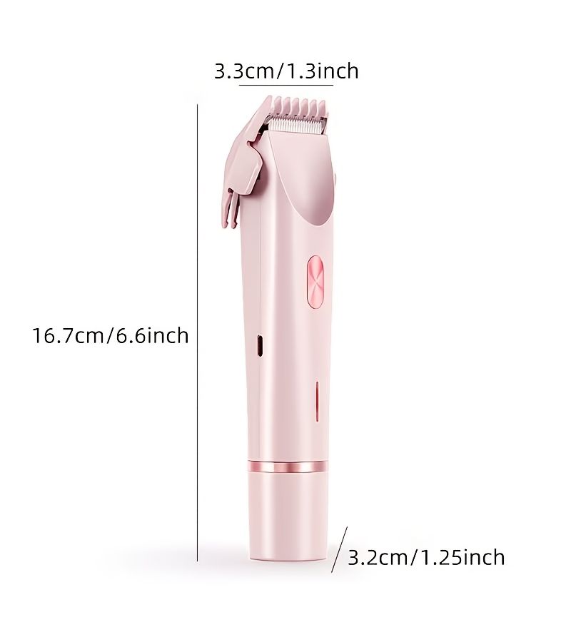 Noble Sky Blue 2 In 1 Women Electric Bikini Trimmer Wet Dry Use Shaver - Image 4