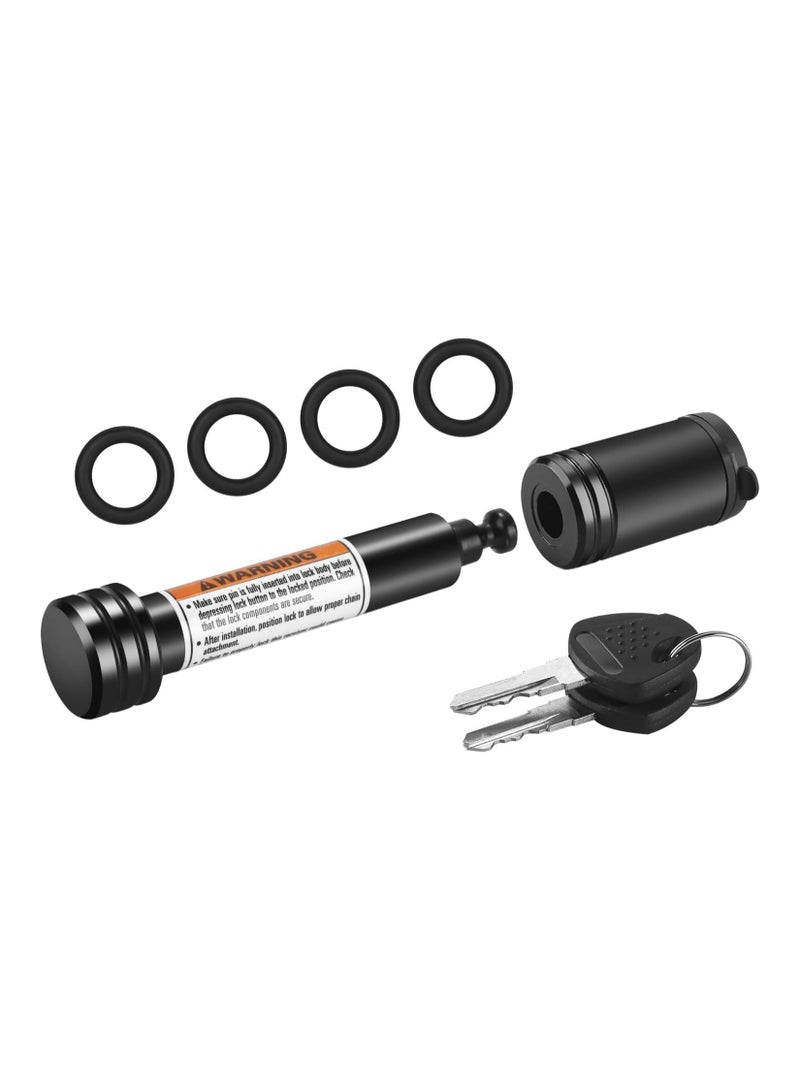 XICEN Trailer Hitch Lock Locking Receiver Pin Fits 2  Receiver Tubes Class III IV Hitch Receivers Anti Theft Trailer  - Image 1