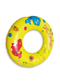 Generic Swimming ring Ring Cool Summer Yellow, inflatable, Yellow belt, Medium size "70 cm." Special toys for boys and girls  - Image 1