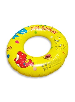 Generic Swimming ring Ring Cool Summer Yellow, inflatable, Yellow belt, Medium size "70 cm." Special toys for boys and girls  - Image 3