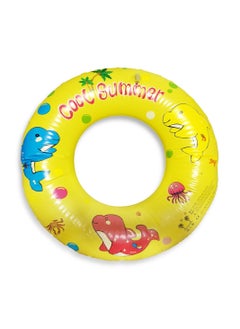 Generic Swimming ring Ring Cool Summer Yellow, inflatable, Yellow belt, Medium size "70 cm." Special toys for boys and girls  - Image 2