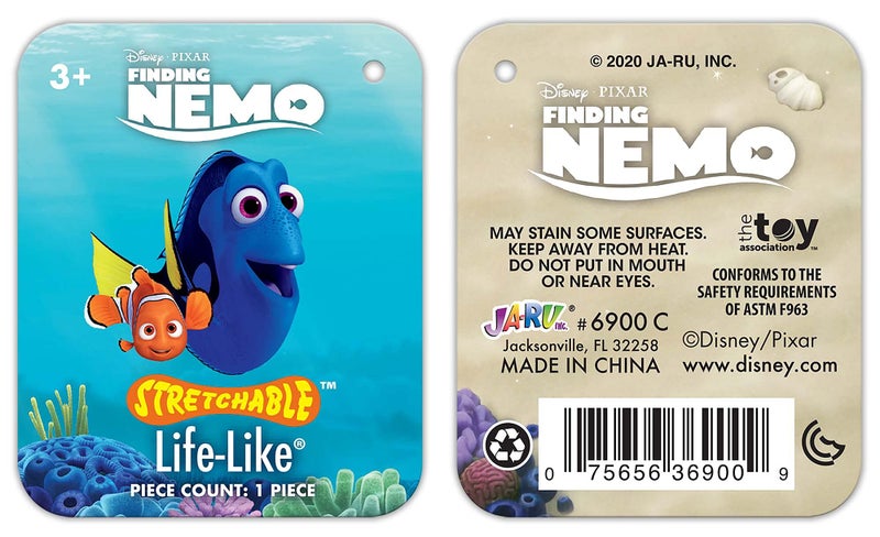 Ja-Ru JA-RU Disney Stretchy Toys Nemo Figures Squish & Pull Toys (1 Nemo) Finding Nemo Anxiety Calming Fidget Toy  Stress Toys  Birthday Gifts for Kids  Boys & Girls. C-6900-1 - Image 4