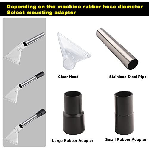 YSJWAER Carpet Vac Extractor Attachment-Tool - Cleaning Vacuum Clear Upholstery Car Detailing Turn Shop Vac into an Extractor - Image 3