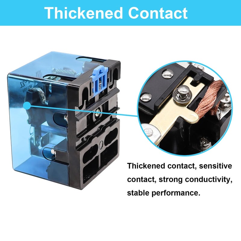 TWTADE /JQX-62F-2Z Coil Voltage DC 24V 80A DPDT Electronmagnetic Relay,High Power Relay DC 24V - Image 5
