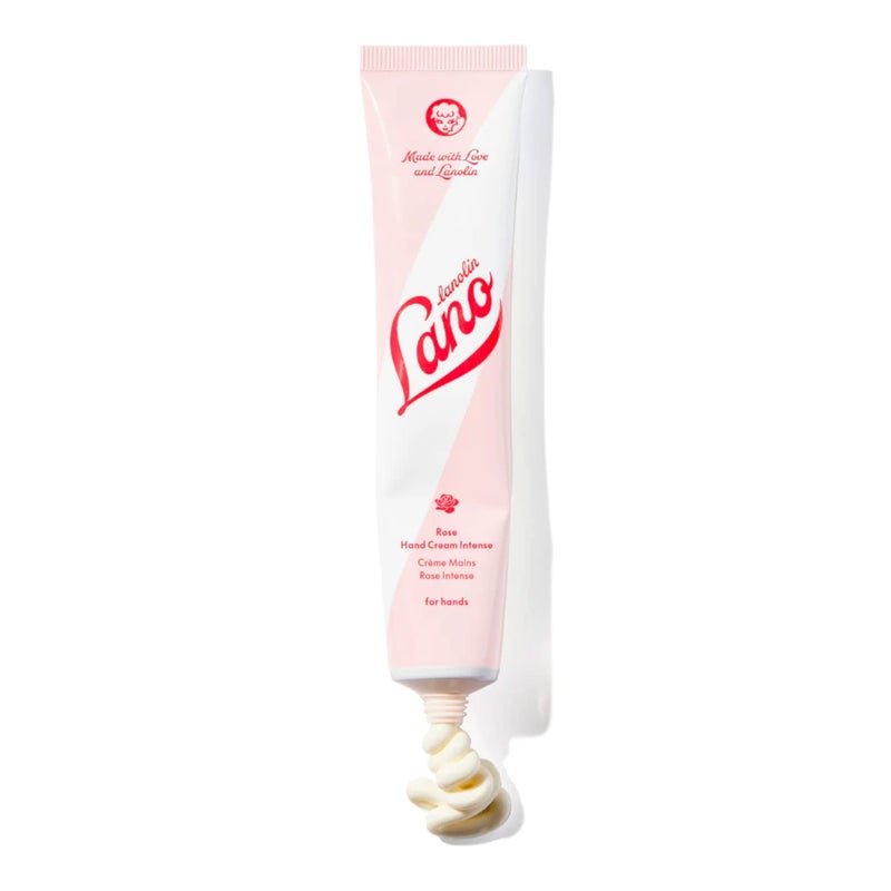 Lanolips Hand Cream - Lanolin Lotion with Rose Oil, Shea Butter & Vitamin E - Cuticle & Hand Cream for Dry Cracked Hands - Cruelty-Free, Dermatologist Tested - Rose (50ml / 1.69 fl oz) - Image 2