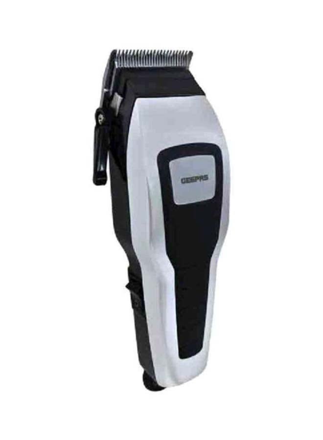 GEEPAS Water Resistant Hair Clipper White/Black - Image 1