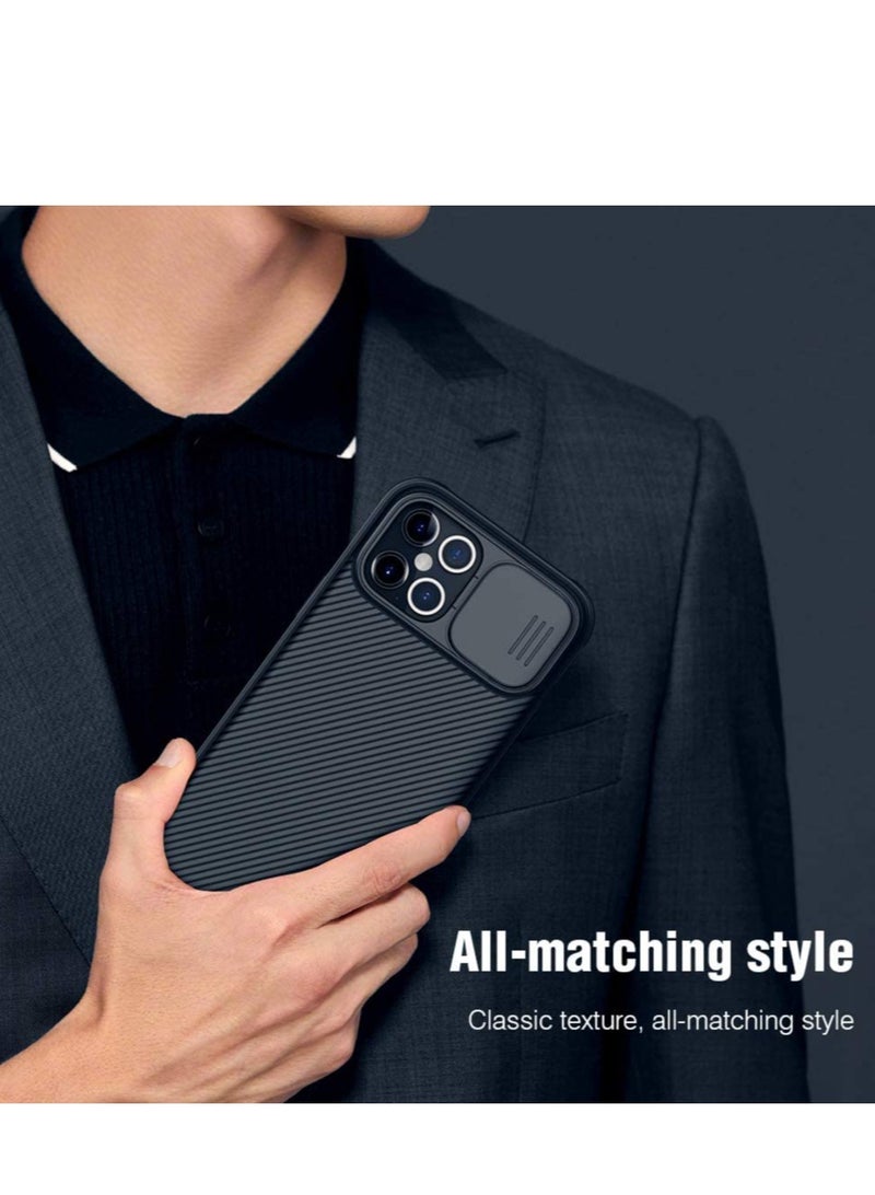 ELTRAZONE Nillkin Case for iPhone 12 Pro Max Cover Hard CamShield with Camera Slide Protective Cover Perfect Design Compatible with Apple iPhone 12 Pro Max 6.7 Inch Black, - Image 3