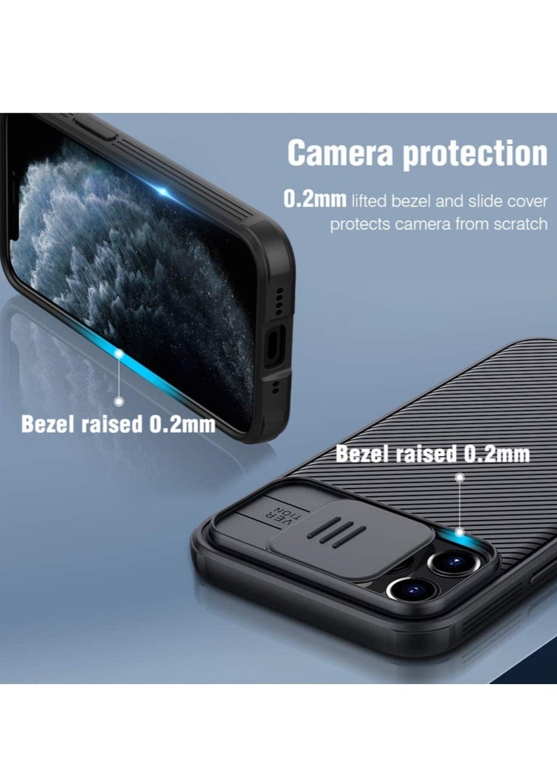 ELTRAZONE Nillkin Case for iPhone 12 Pro Max Cover Hard CamShield with Camera Slide Protective Cover Perfect Design Compatible with Apple iPhone 12 Pro Max 6.7 Inch Black, - Image 4