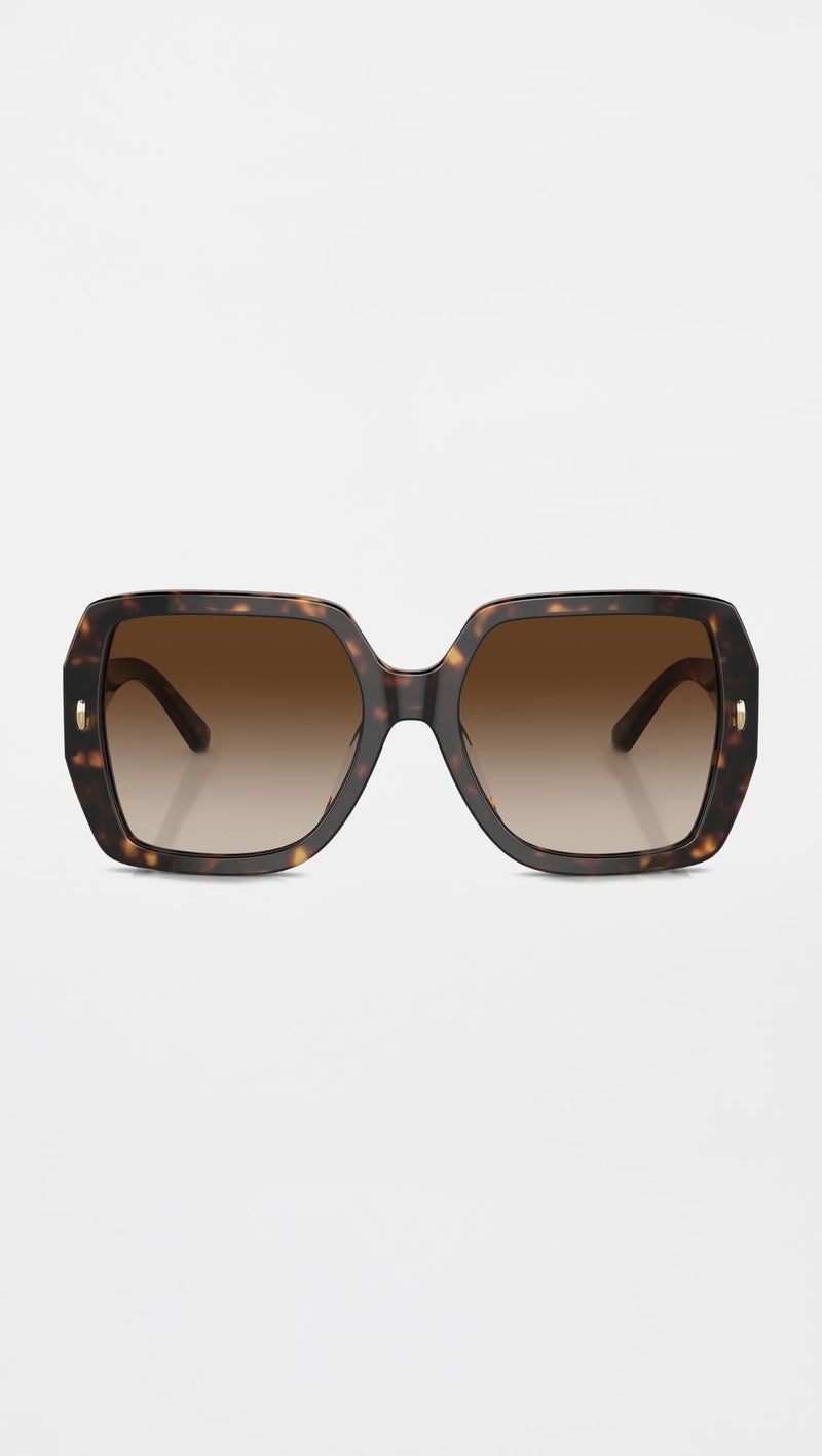 Tory Burch Sunglasses TY 7191 U 172813 Dark Tortoise Brown Gradient - Image 2