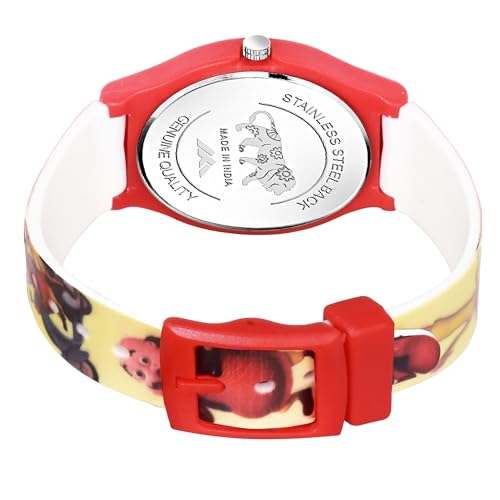 Acnos Kid's Happy Colorful Water-Resistant Durable Watch for Boys Kids Boy with Fun Designs Adjustable Strap Positive Messages Watch for Kids - Image 2